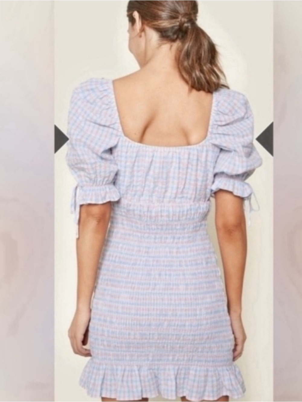 Sugar Lips Finders Gingham
Smocked Mini Dress - Picture 3 of 16